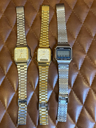 Vintage watches casio - 3x,