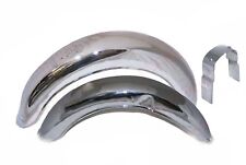 For Norton Featherbed Slimline Front & Rear Chrome Fender Mudguard Set GEc
