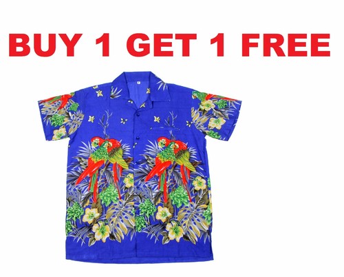 Mens hawaiian shirt - hawaiian, stag