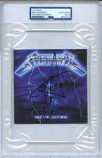 Kirk Hammett Signed