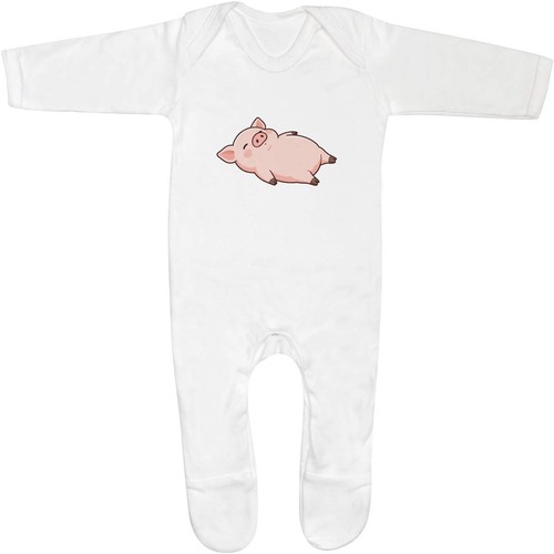 Relaxing pig baby romper - pig',