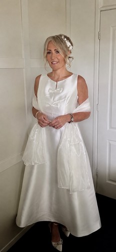 Tea length wedding dress - length,