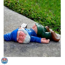 Gnome Statue Outdoor Decor 9.5