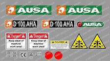 AUSA D100 AHA DUMPER DECALS