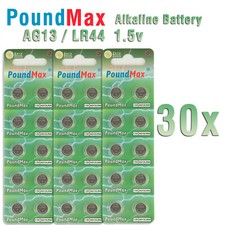 30 X Premium AG13 LR44 SR44