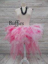 Long BIG Tutu White Pink Red Black Swan Gothic Steampunk Burlesque skirt