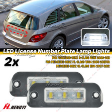 2x LED Number License Plate Lights For Mercedes W164 X164 W251 ML GL R Class