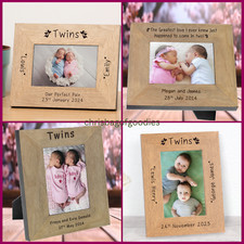 PERSONALISED Baby TWINS PHOTO