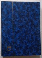 ABRIA - 16 WHITE PAGES STAMP STOCKBOOK WITH BLUE COVER
