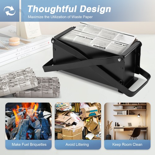Brick briquette maker paper - maker,