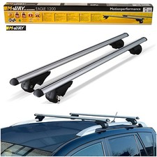 M-Way Lockable Aluminium Roof Rack Rail Bars for Mitsubishi Shogun Pajero Pinin 