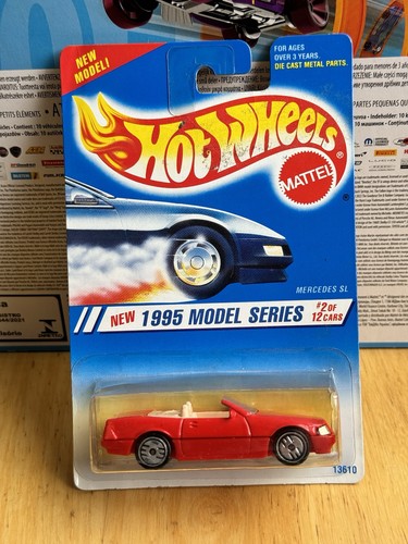 Hot wheels mercedes red - hot, sl