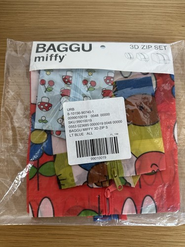 Baggu miffy travel zip - 3d,