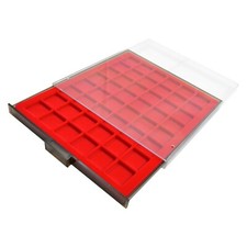Coin Box Drawer Tray for 48 Coins - 30 mm square holes - best storage system /4