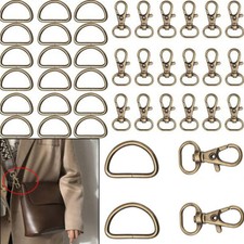 50pcs Metal Swivel Snap Hooks