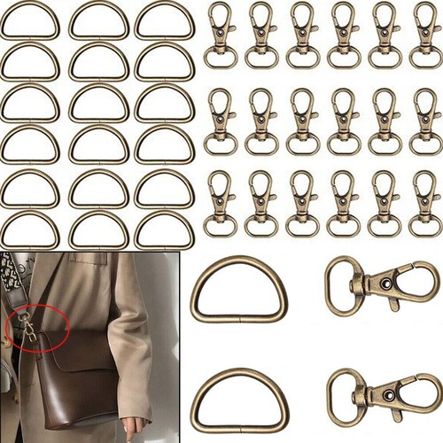 50pcs metal swivel snap - swivel, hooks