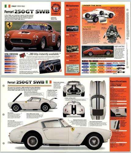 Ferrari 250gt swb 1959 62 - -, 1959-62