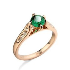 Rose Gold finish Solitaire