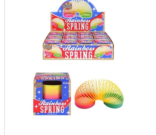 Rainbow spring slinky - spring,