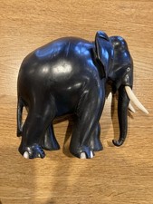 Ebony and Ivory Carved Wooden