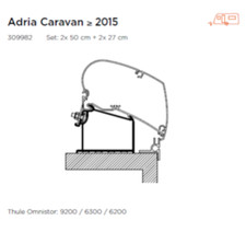 Thule awning adapter for Adria