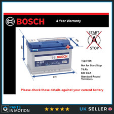 Car Battery S4008 Bosch 096