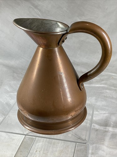 Vintage pint measure copper - pint,