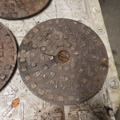 Cast iron manhole - cast, cover