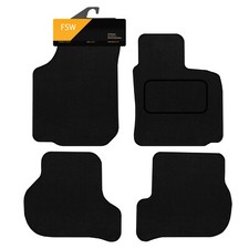 Fits Seat Leon 2005-2009 Fully Tailored Carpet Car Floor Mats Black 4pc 
