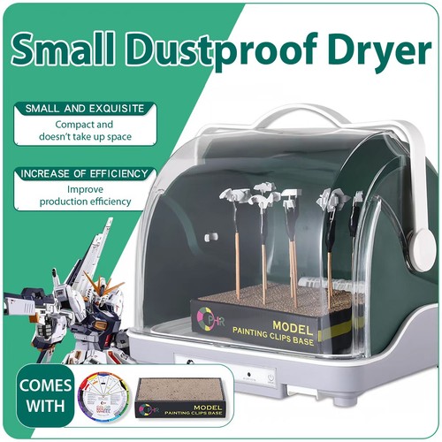 Heated model painting - heated, dryer
