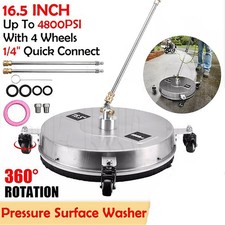 16.5inch 4000PSI High Pressure Washer Flat Surface Cleaner Driveway Power Washer