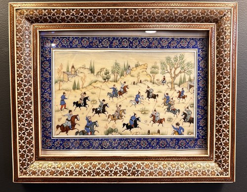 Very fine persian khatam frame - very,
