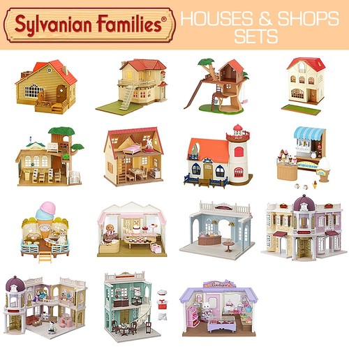 Sylvanian families houses and - families,