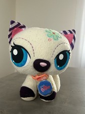 2008 Littlest Pet Shop Siamese Cat Plush Toy (Pre-Owned)