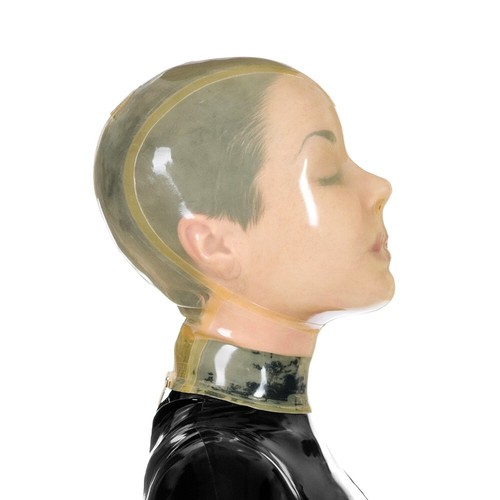 Latex rubber hood - rubber, with