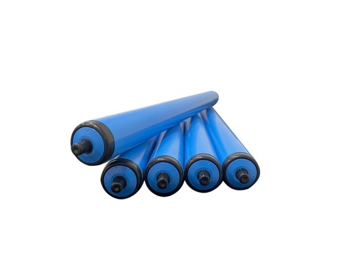 Blue pvc 30ø conveyor - blue, rollers