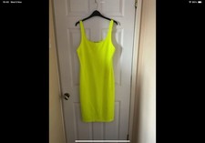 Zara Neon Yellow Ie Green Midi