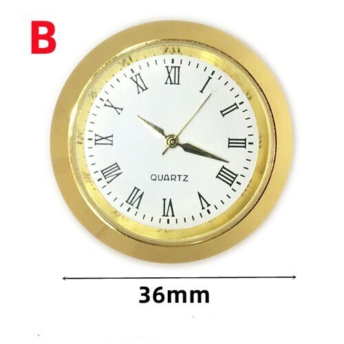 Small round quartz clock - round,