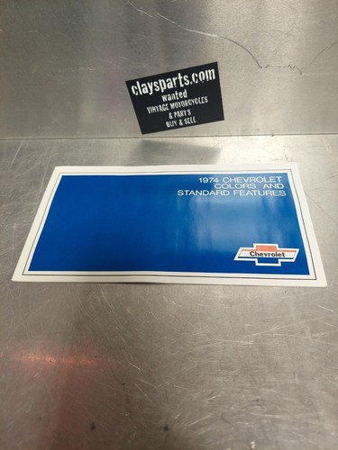 1974 chevrolet colors - 1974,