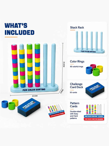 Kids bead stacking puzzle game - kids,