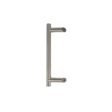 UAP 600mm Offset Door T-Bar Push Pull Handle Satin Stainless Steel with Fixings