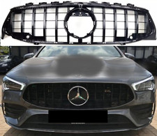 For Mercedes CLA-Class X118 W118 Grill A35 AMG Front Radiator GT Grille 2019 -23