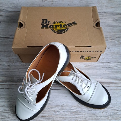 Doc martens white - dr, leather