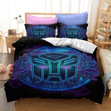 Transformers Duvet Cover Set 2/3 Pcs Bedding Set Pillowcase HD Printed T1