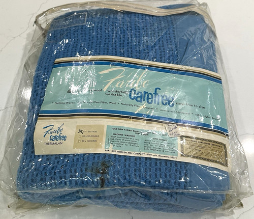 Vtg faribo blanket 100 pure - faribo, 100%