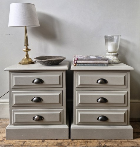 Solid pine bedside - ,