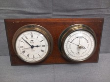 GB Vintage Barometer Clock