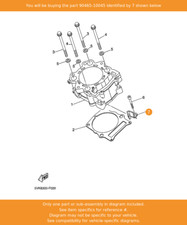 YAMAHA Clamp, 90465-10045 OEM