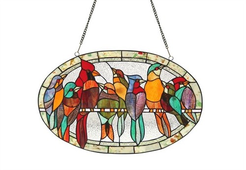 Bird stained glass - 23.4, "