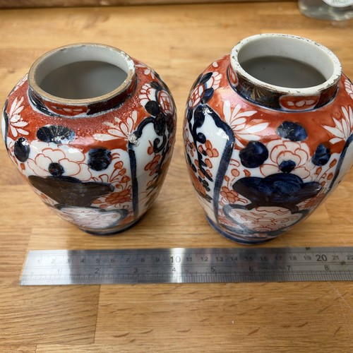 Pair antique japanese imari - antique,